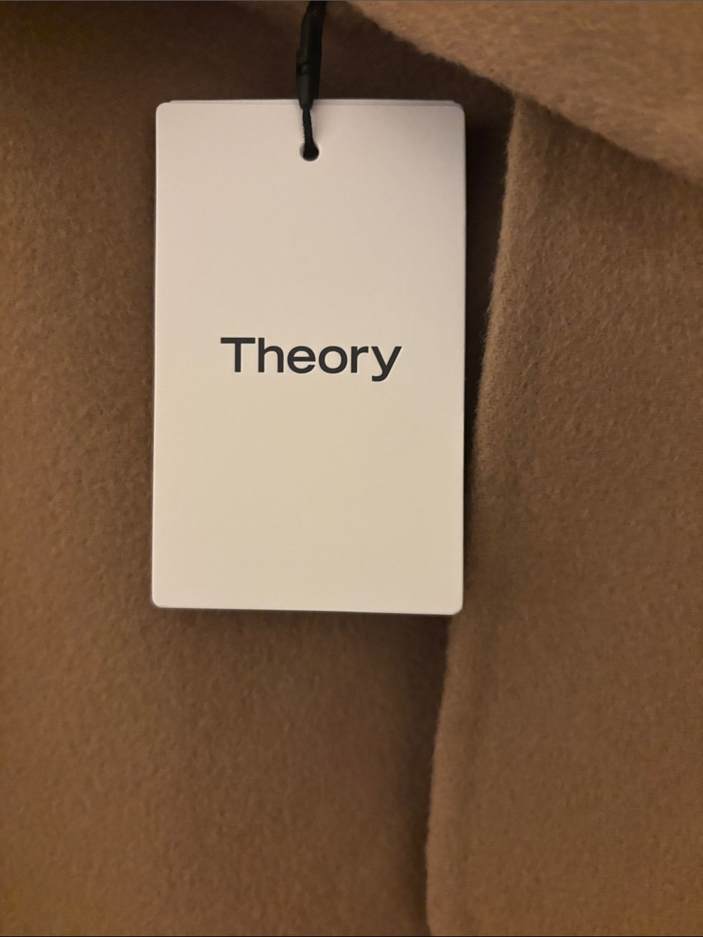 Theory Relax Double-Breasted Tan Trench Coat nwt - Picture 2 of 13